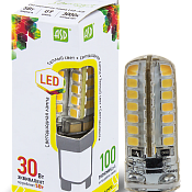 Изображение Лампа светодиодная LED-JCD-standard 3Вт 160-260В G9 4000К 270Лм ASD