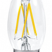 Изображение Лампа светодиодная LED-СВЕЧА-PREMIUM 5Вт 160-260В Е27 3000К 450Лм прозрачная ASD