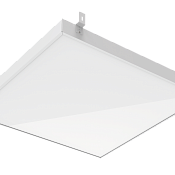 Изображение Светодиодный светильник 'ВАРТОН' грильято накладной 588*588*50мм 36 ВТ 4000К с планками для подвеса  с функцией аварийного освещения V1-R3-00010-31A00-2003640