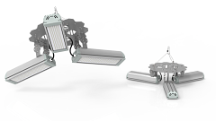 Изображение Промышленный светильник Ромашка High-Bay SKE-SVT-P-FLOWER-MPRO-183W (61Wx3) трос