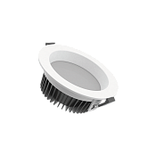 Изображение Cветильник светодиодный "ВАРТОН" Downlight круглый встраиваемый 190*65 16W 3000/4000K IP54 V1-R0-00083-10000-4401630/V1-R0-00083-10000-4401640