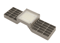Изображение Универсальный светодиодный светильник Грильято АLBATROSS АТ-ДВО-07-33-35 (размер ячейки 100х100) комплект 2 модуля+драйвер